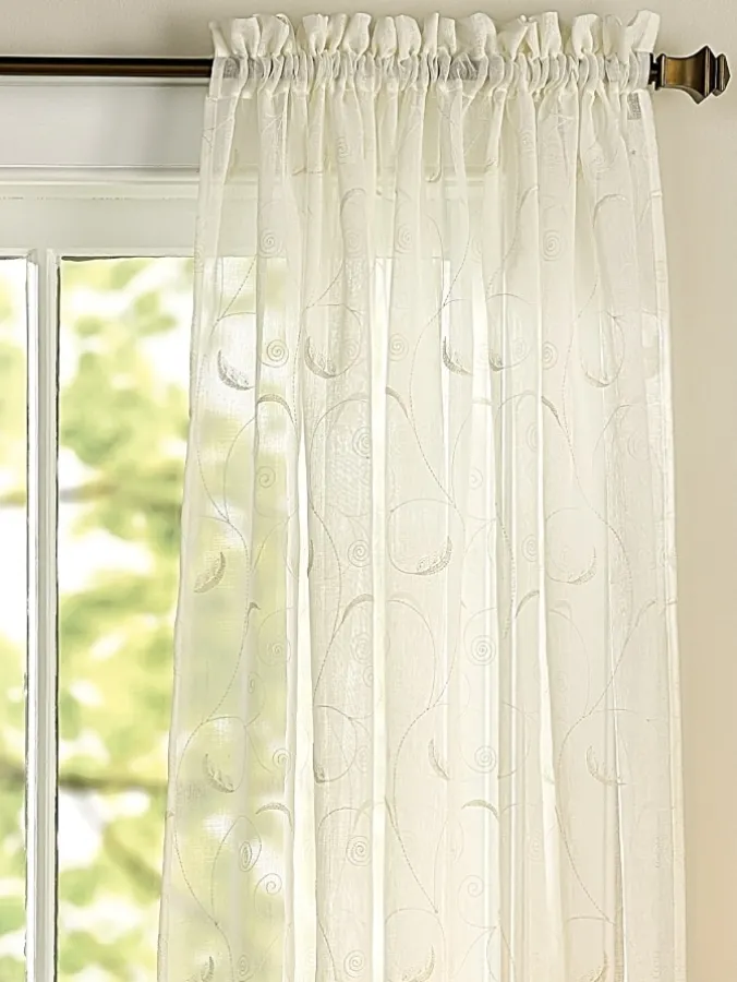 Hathaway Sheers Rod Pocket Panel by Country Curtains®