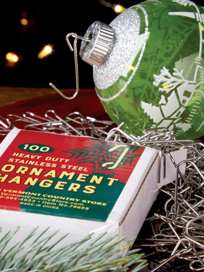 Heavy-Duty Christmas Ornament J-Hooks