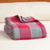 Heritage Cotton and Acrylic Plaid Blanket or Throw