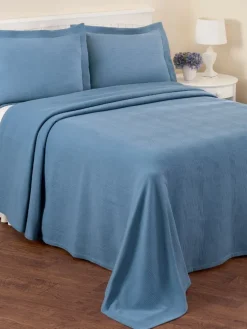 Heritage Cotton Matelasse Bedspread or Pillow Sham