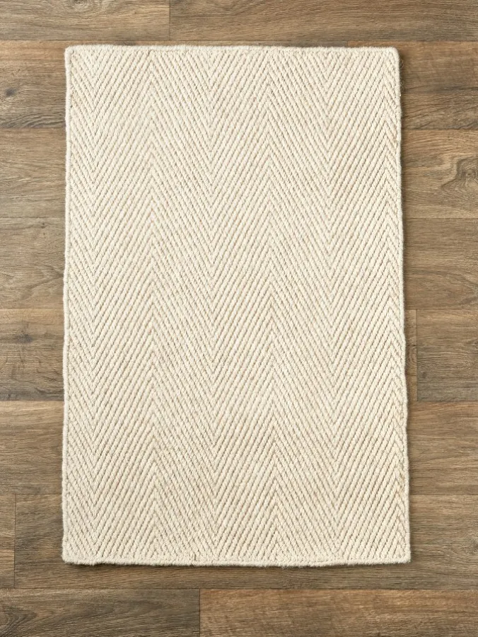 Herringbone Wool Area Rug