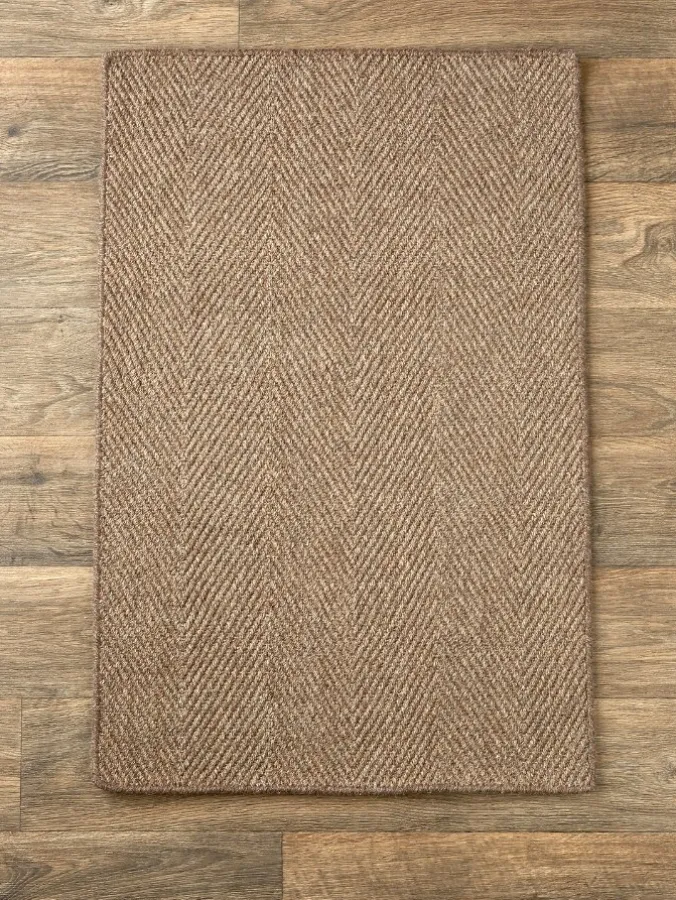 Herringbone Wool Area Rug