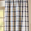 Homestead Check Lined Rod Pocket Curtains