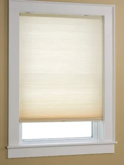 Honeycomb Cellular Pleated Light-Filtering Cordless Shade