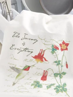 Hummingbird Flour Sack Cotton Towel