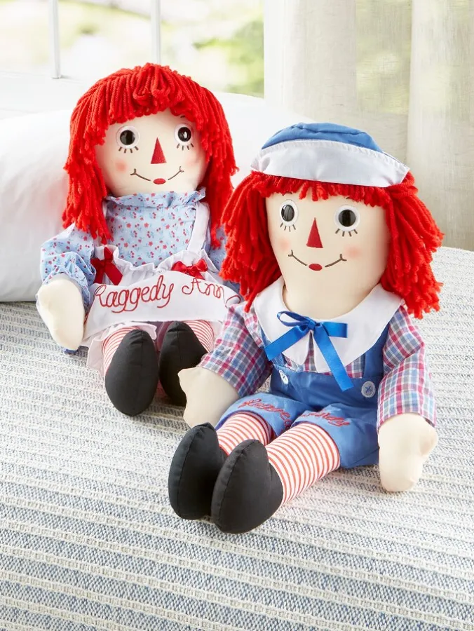 25 Inch Raggedy Ann or Andy Hundredth Anniversary Doll