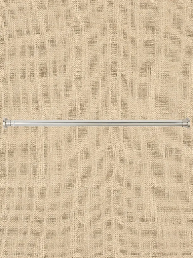Indoor/Outdoor Stainless Steel Tension Curtain Rod, 1 Inch