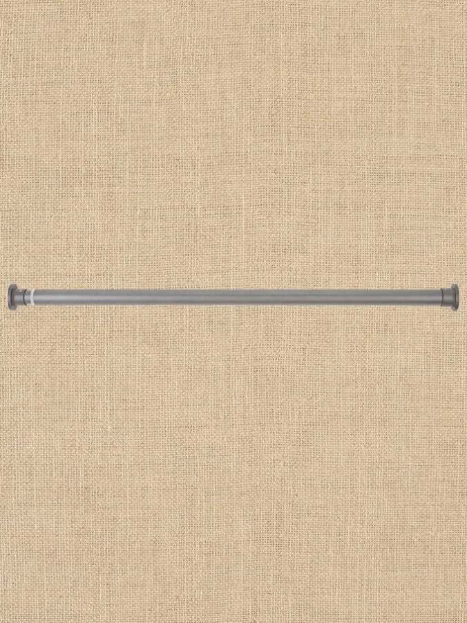 Indoor/Outdoor Stainless Steel Tension Curtain Rod, 1 Inch