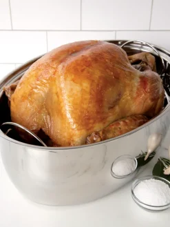 3-in-1 Stainless Steel Roasting Pan