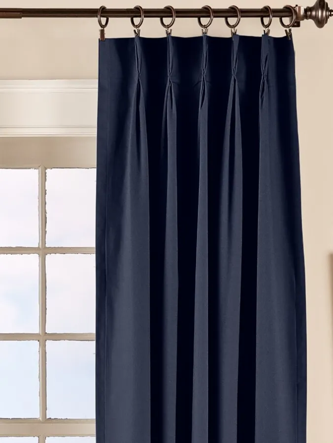 Insulated Lined 48 Inch Pinch Pleat Curtains