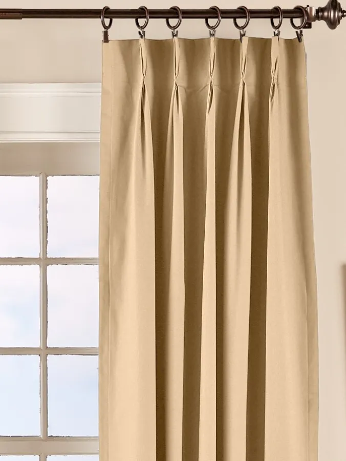 Insulated Lined 48 Inch Pinch Pleat Curtains