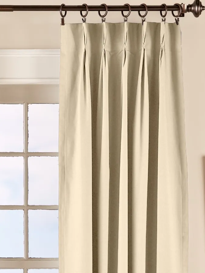 Insulated Lined 48 Inch Pinch Pleat Curtains