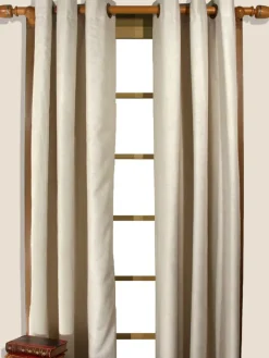 Insulated Linen Lined Grommet Top Curtains by Country Curtains®