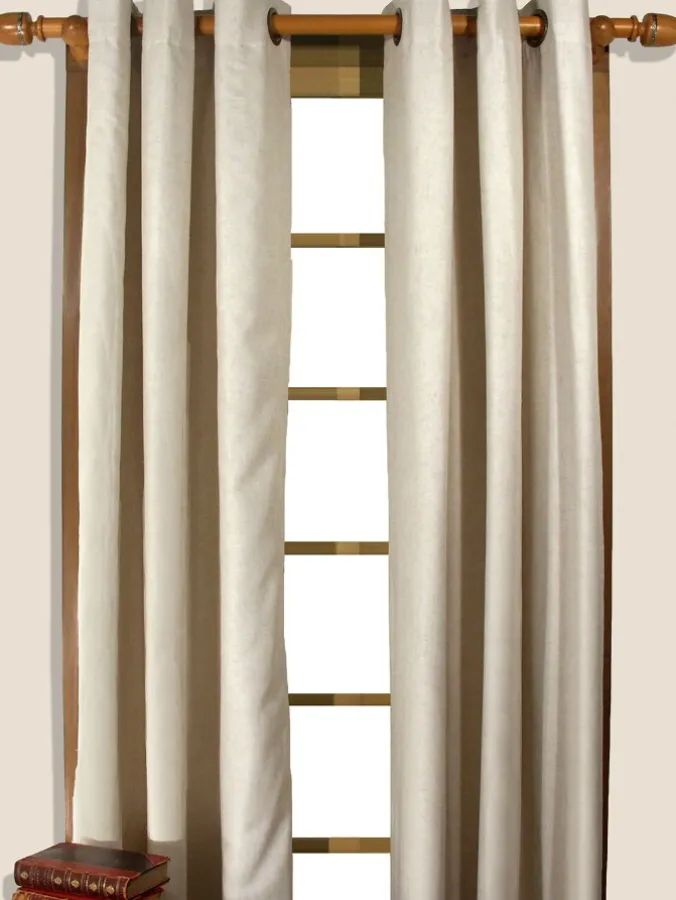 Insulated Linen Lined Grommet Top Curtains by Country Curtains®