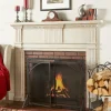 Iron Fireplace Screen With Arch
