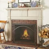 Iron Fireplace Screen With Scroll Detailing