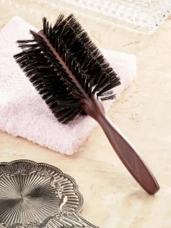 Italian 3 Inch Round Boar Bristle Hair Brush