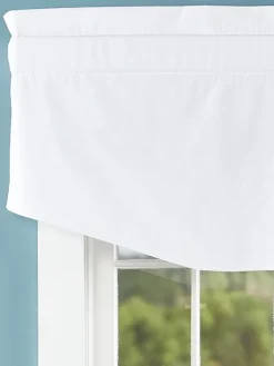 Jane's Plain and Simple Rod Pocket Tapered Valance by Country Curtains®