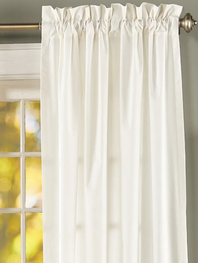 Jane's Plain and Simple Rod Pocket Curtains by Country Curtains®