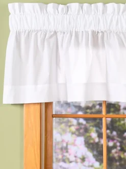 Jane's Plain and Simple Rod Pocket Tailored Valance by Country Curtains®
