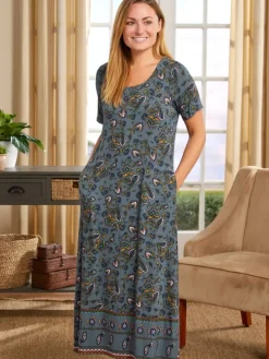 Jersey Knit Pocket Dress
