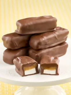 Jumbo Milk Chocolate Marshmallow and Caramel Sticks, Set of 6