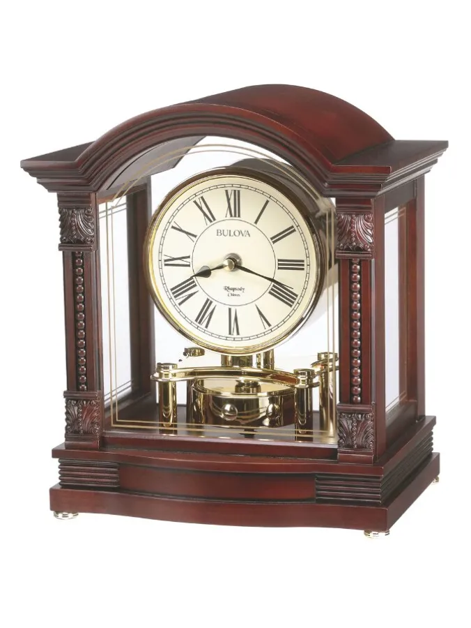 Kensington Triple-Chime Mantel/Table Clock