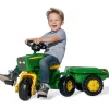 Kid's John Deere Tractor with Trailer