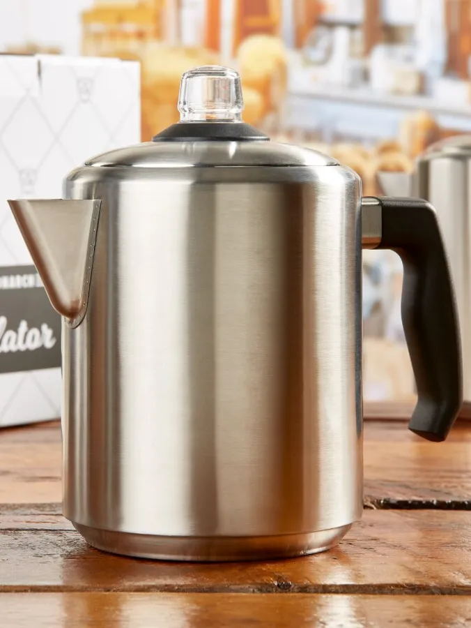 Knapp Monarch Stainless Steel Percolator Coffee Maker