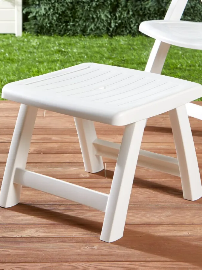 Lakeside Outdoor Resin Ottoman