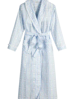 Lanz Tyrolean Cotton Wrap Robe