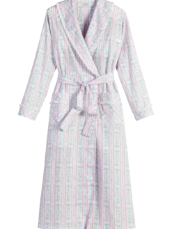 Lanz Tyrolean Cotton Wrap Robe
