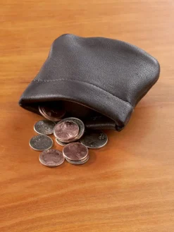 Leather Squeeze Coin Purse