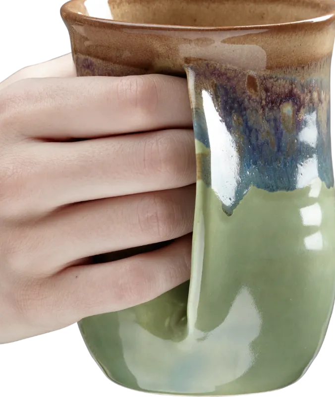 Left-Handed Handwarmer Pottery Mug