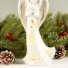 Lighted Ceramic Christmas Angel