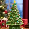 Lighted 16 Inch Ceramic Christmas Tree