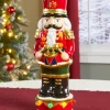 Lighted 8 Inch Ceramic Nutcracker
