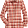 Lightweight Flannel Boyfriend Shirt