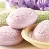 Lilac Bouquet Bath and Body Soap Gift Box, 3 Bars
