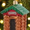 Lincoln Logs Blown-Glass Christmas Ornament