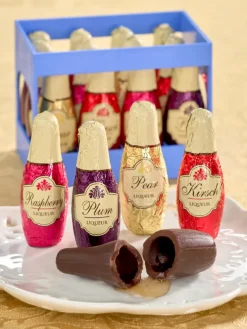 L'Original French Fruit Liqueur Chocolate Bottle Assortment, 12 Bottles
