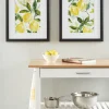 Lovely Lemons Art Print, Set of 2