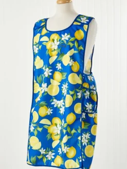 Lovely Lemons Canvas Farmhouse Apron