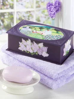 Lovely Lilacs Lilac Soap Gift Tin