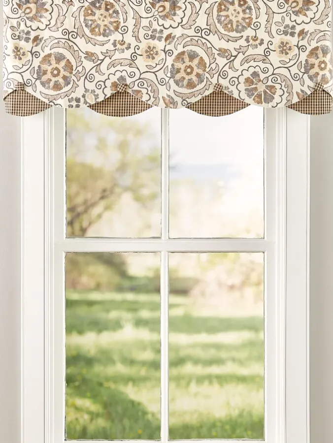 Marisol Lined Rod Pocket Layered Valance