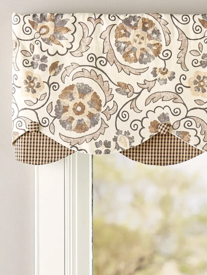Marisol Lined Rod Pocket Layered Valance