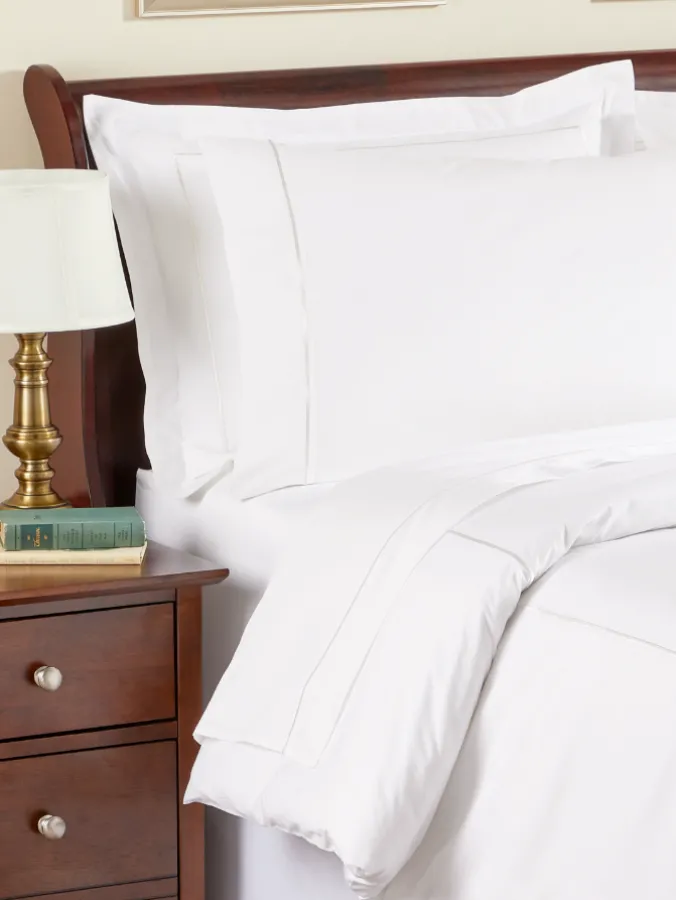 Marrow Stripe Cotton Percale Sheet Set
