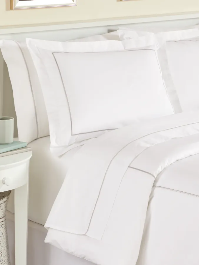 Marrow Stripe Cotton Percale Sheet Set