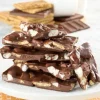 Marshmallow, Graham Cracker, and Milk Chocolate Bonfire Bark, 12 Ounce Box