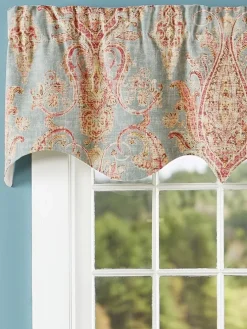 Maybelle Lined Rod Pocket Scalloped Valance by Country Curtains®